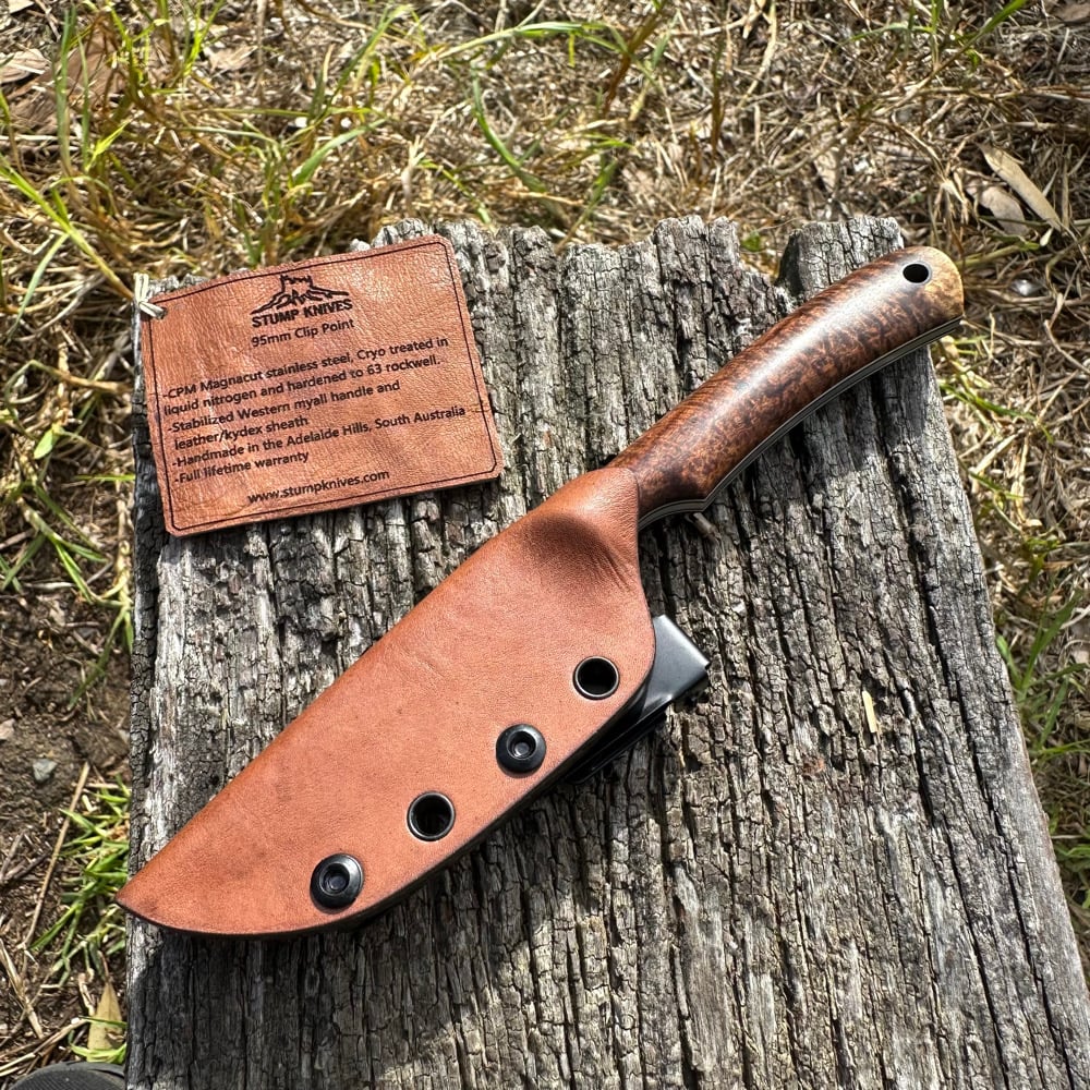 Image of 95mm Clip Point Magnacut Myall