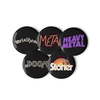 Image 1 of Pin Buttons Set