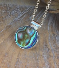 Image 2 of Abalone round Pendant 