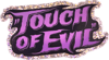 'TOUCH OF EVIL' glitter sticker