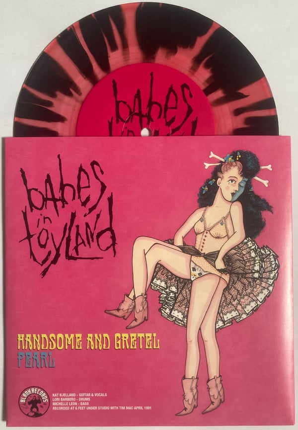 Image of Handsome & Gretel / Pearl (PINK AND BLACK SPLATTER VINYL)