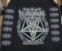 Image 1 of Necrophobic spawned by evil LONG SLEEVE