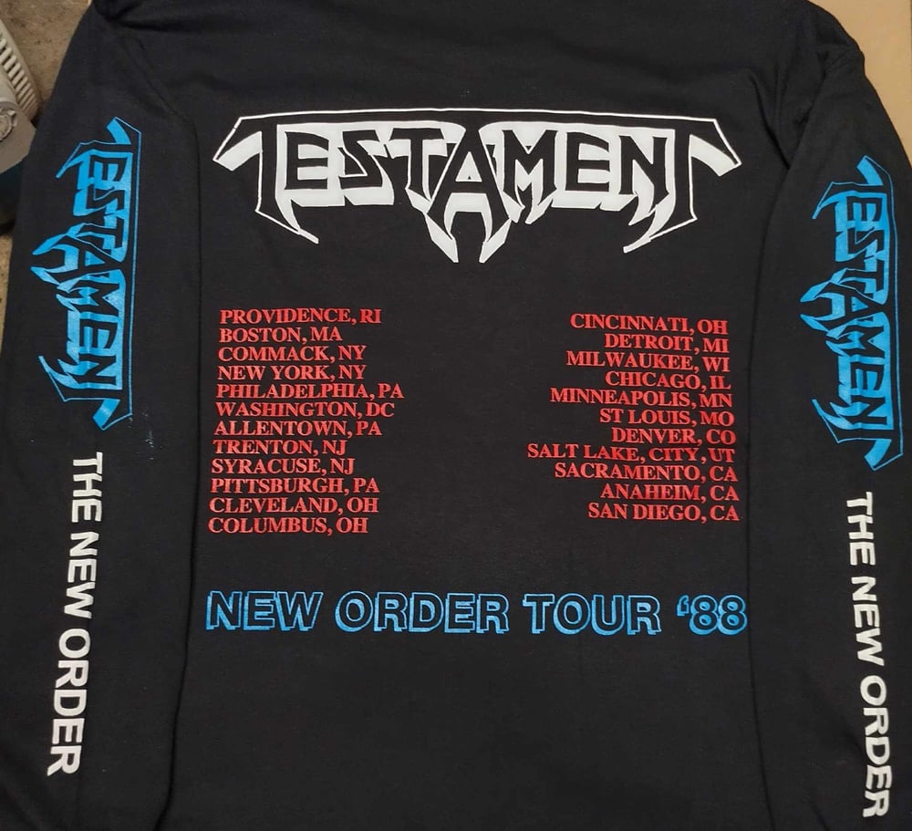 Testament the new order 88 tour LONG SLEEVE