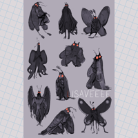Many much mothmen | large print