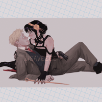 Image 1 of A spy & an assassin | print