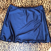Image 2 of *:･Mini Frill Skirt (long) ☆ Midnight Blue ੈ✩‧₊˚