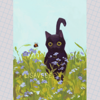 Image 2 of black kitties | small prints