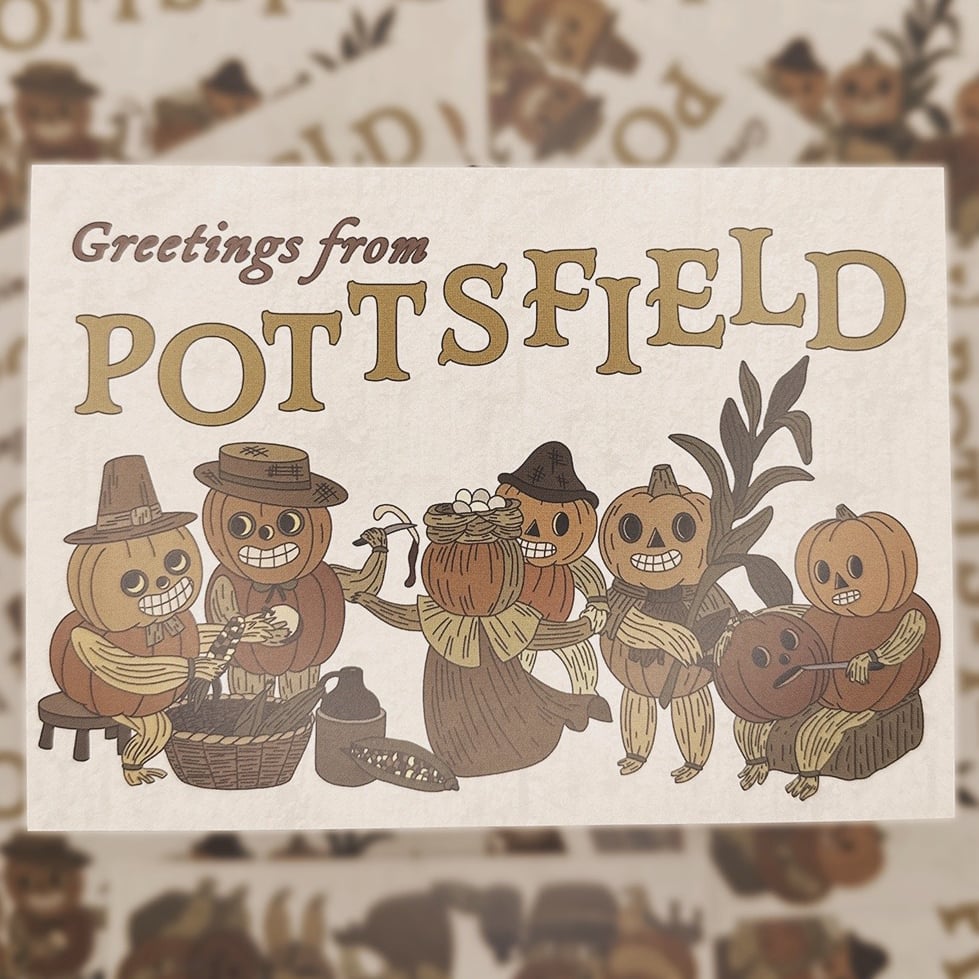 Image of Greetings from Pottsfield Postcard