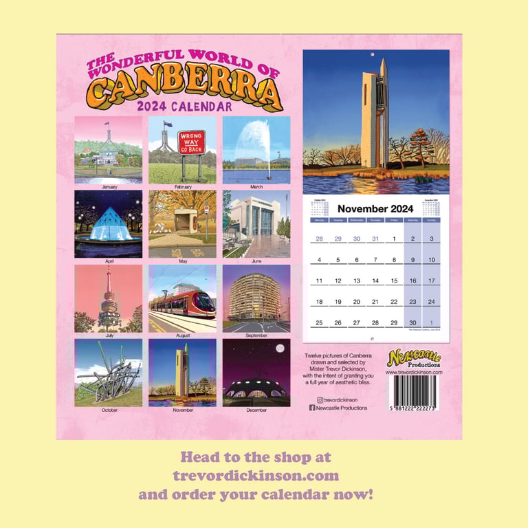 The Wonderful World of Canberra 2024 Calendar Image 5