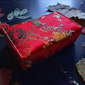 Red oriental tarot case