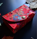 Red oriental tarot case