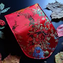 Red oriental tarot case