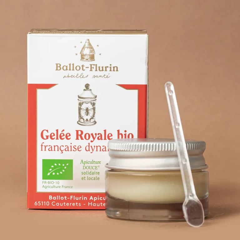 Flacon de Gelée Royale bio dynamisée 10g - Ballot Flurin Image 2