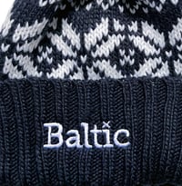 Image 2 of Baltic Fair Isle Pom-pom Beanie Hat