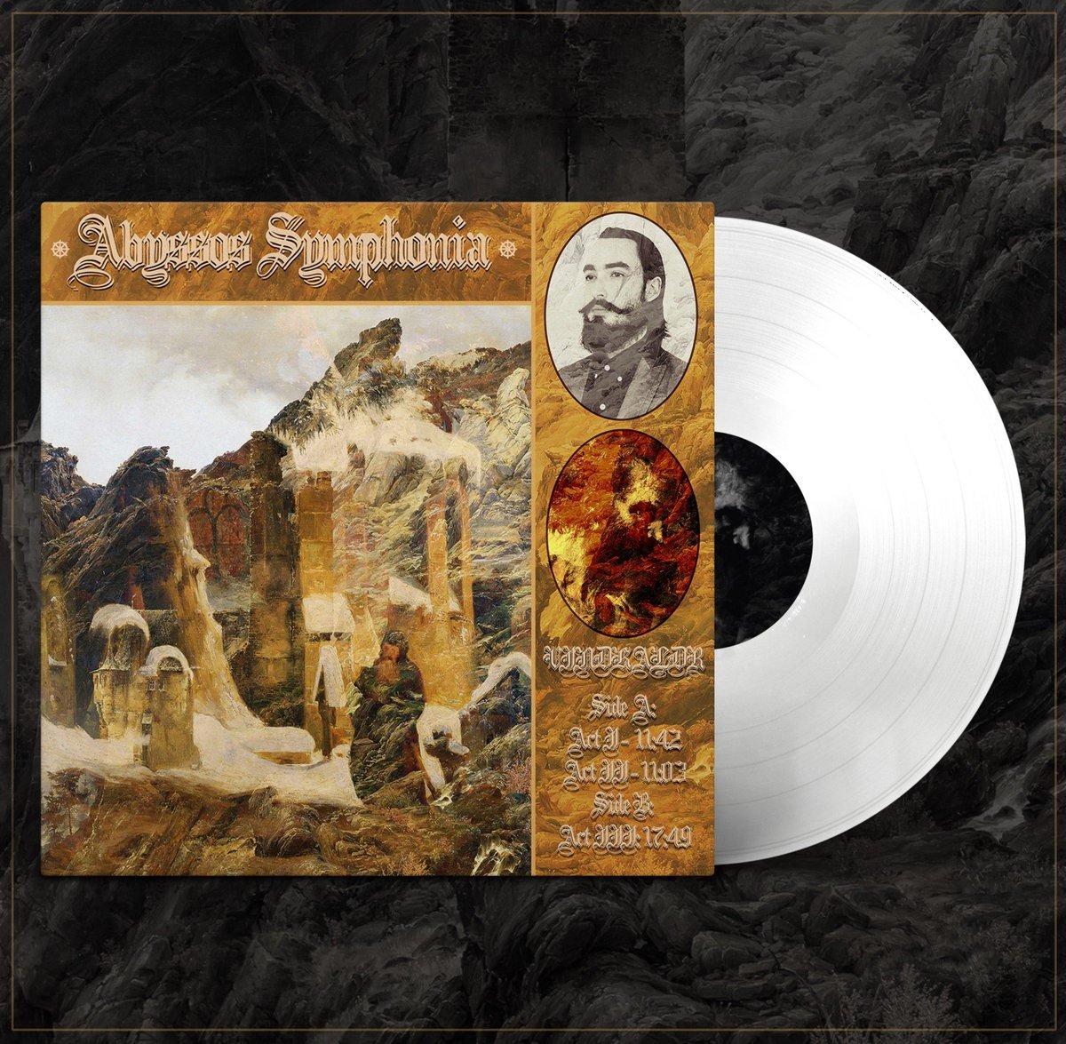 Image of VINDKALDR - ABYSSOS SYMPHONIA - LIMITED WHITE VINYL LP