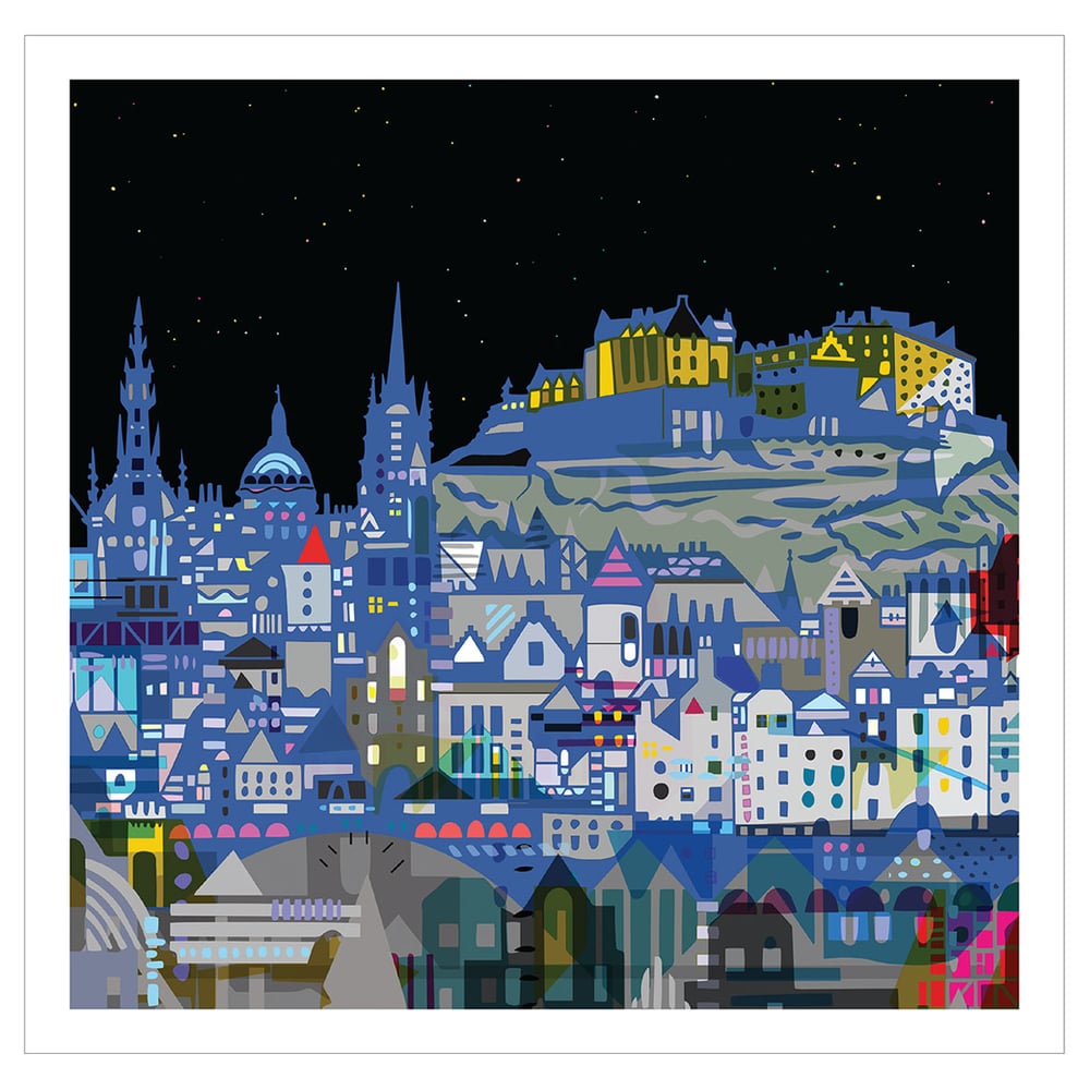 Image of Edinburgh Nights Digital Print