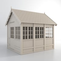 Signal Box Type B - Easy build kit. Building and roof. 