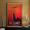Air France - Afrique Occidentale & Equatorial Française | Edmond Maurus | 1946 | Travel Poster