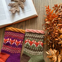 Image 2 of Patron chaussettes Woodland fox