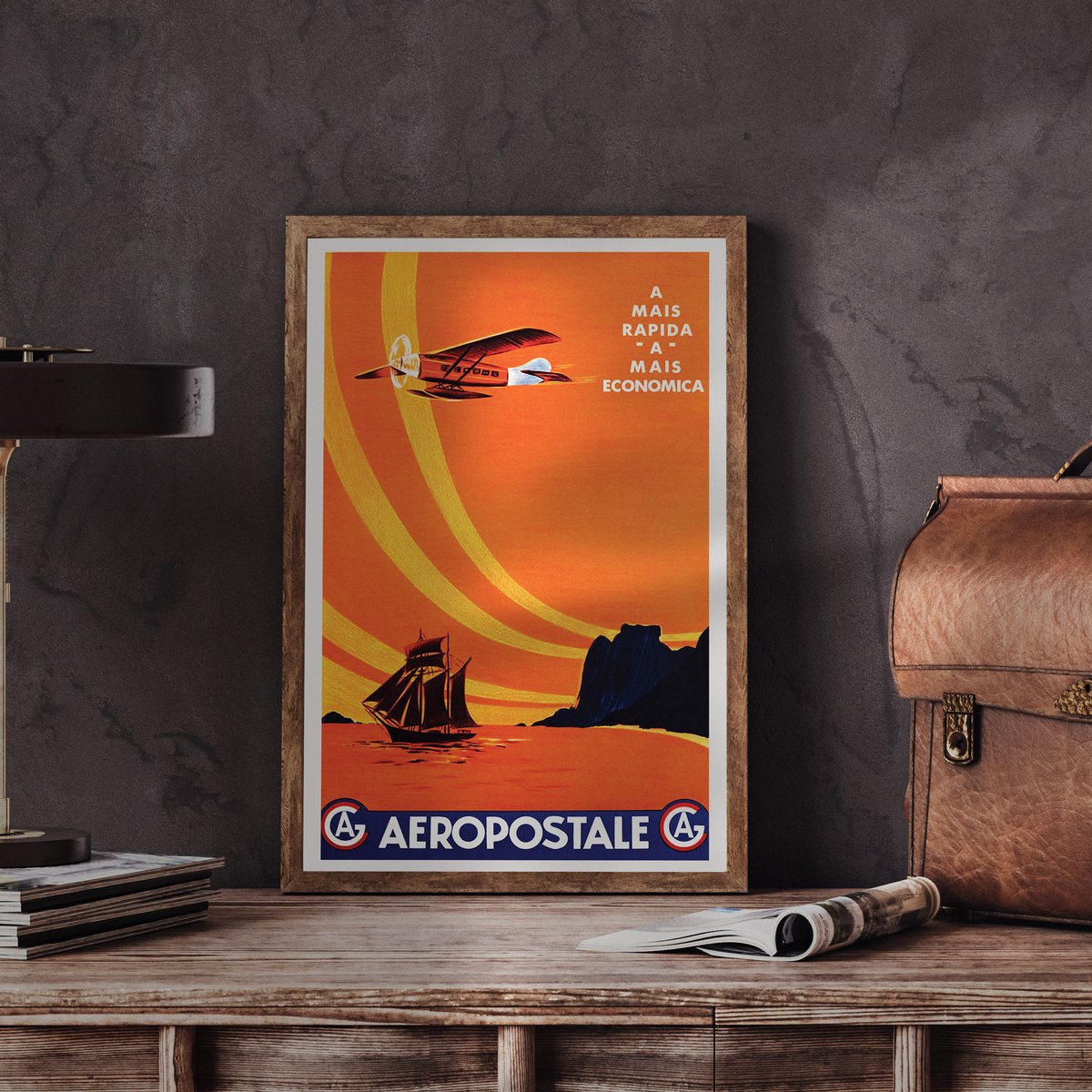 Aeropostale Vintage Print
