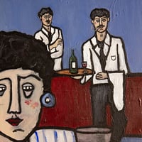 Image 3 of La femme au verre à moitié plein