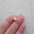 Small 5.5mm Silver Dot Studs in Haijiro Image 2