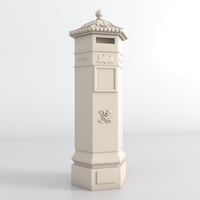 Post Box Type A with Queen Victorias Cipher