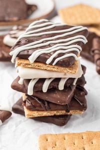 Image of Chocolate Dipped Graham Crackers