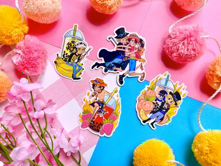 Pirate Crew Vinyl Stickers Image 2