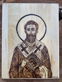 Image 1 of MADE TO ORDER St. Augustine Wall Icon