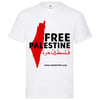 Free Palestine t-shirt (white)