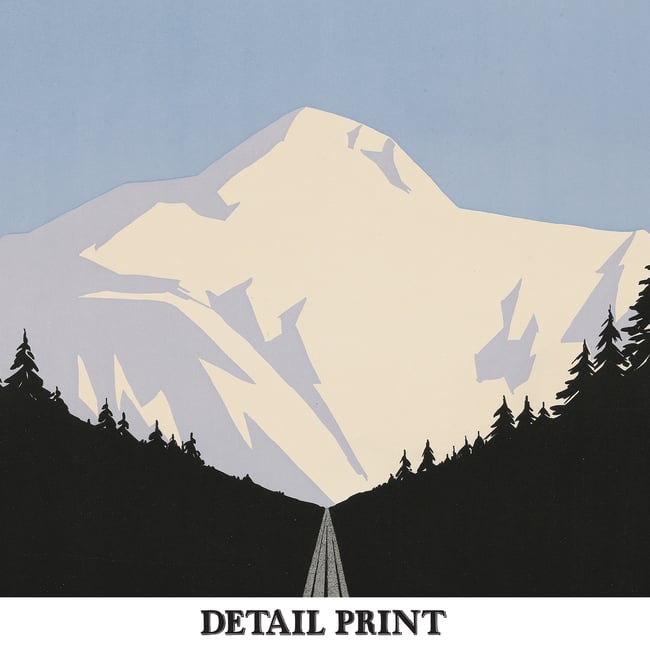 Vers le Mont Blanc | Geo Dorival | 1928 | Wall Art Print | Vintage Travel Poster