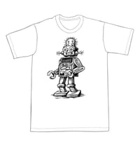 Image 1 of Beware Robot T-shirt (A2) **FREE SHIPPING**