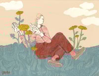 Image 1 of Afternoons In Swirling Grass - Print 