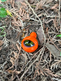 Image 2 of Lava Orange Eye Pendant 
