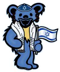Image 1 of Israel Bear Stickers 