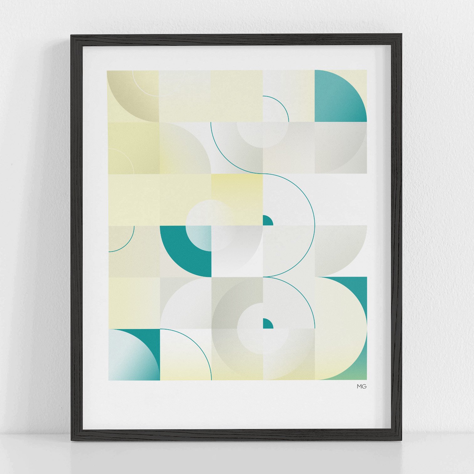 Image of Turquoise Adjacent Art Print