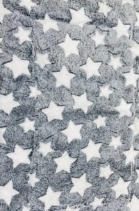 Image 1 of Medium pet blanket- reversible(stars)