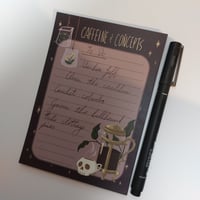 Image 1 of Caffeine and Concepts Notepad