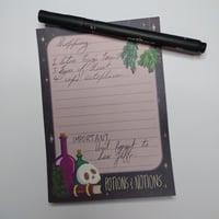 Image 1 of Potions and Notions Notepad