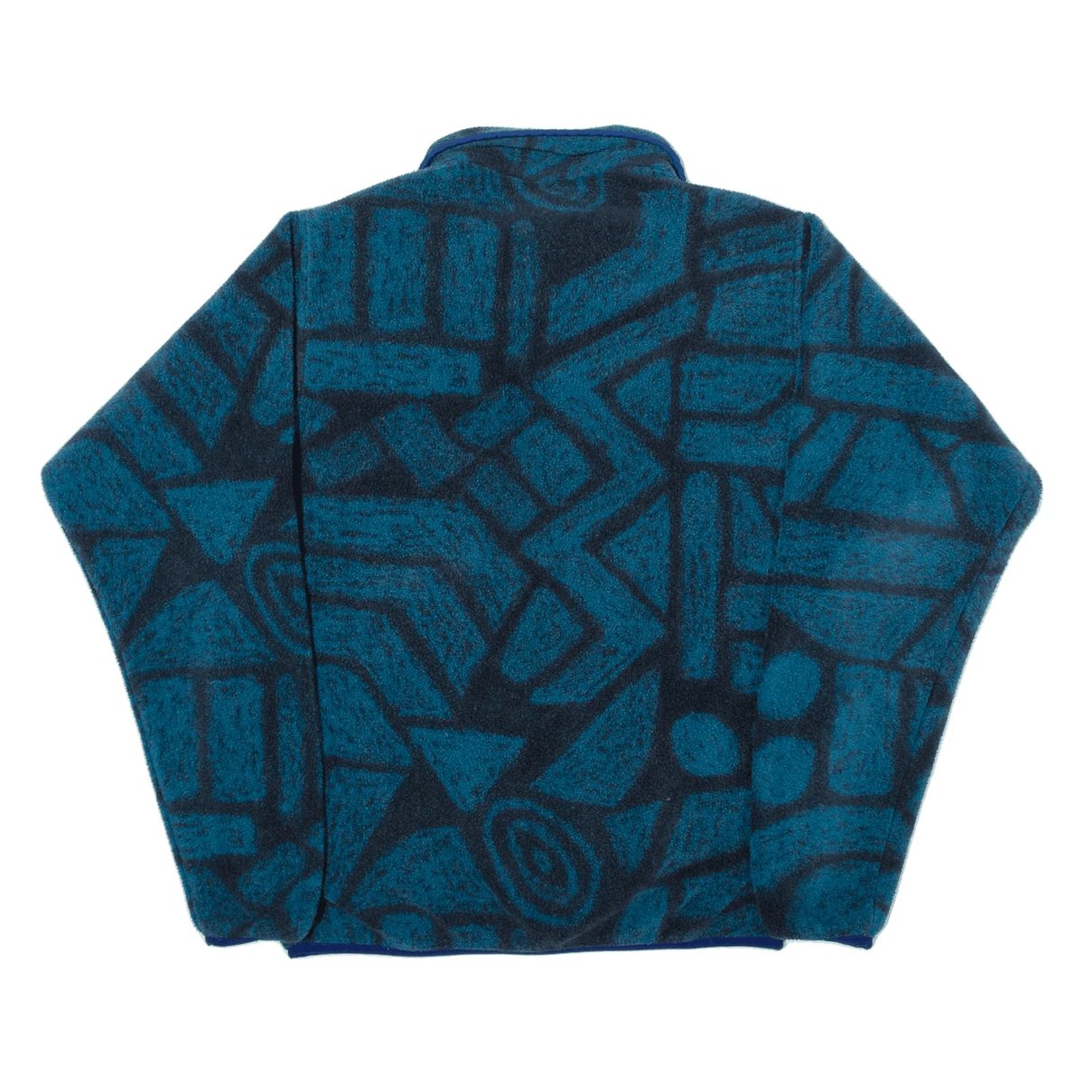 Patagonia Printed Synchilla Snap-T, Shale Navy Blue Geometric Men’s high quality Size Small