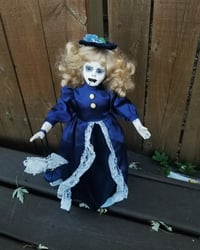 Image 1 of Gothic Vampire Horror Creepy Artist Doll "April"