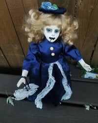 Image 3 of Gothic Vampire Horror Creepy Artist Doll "April"