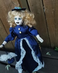 Image 4 of Gothic Vampire Horror Creepy Artist Doll "April"