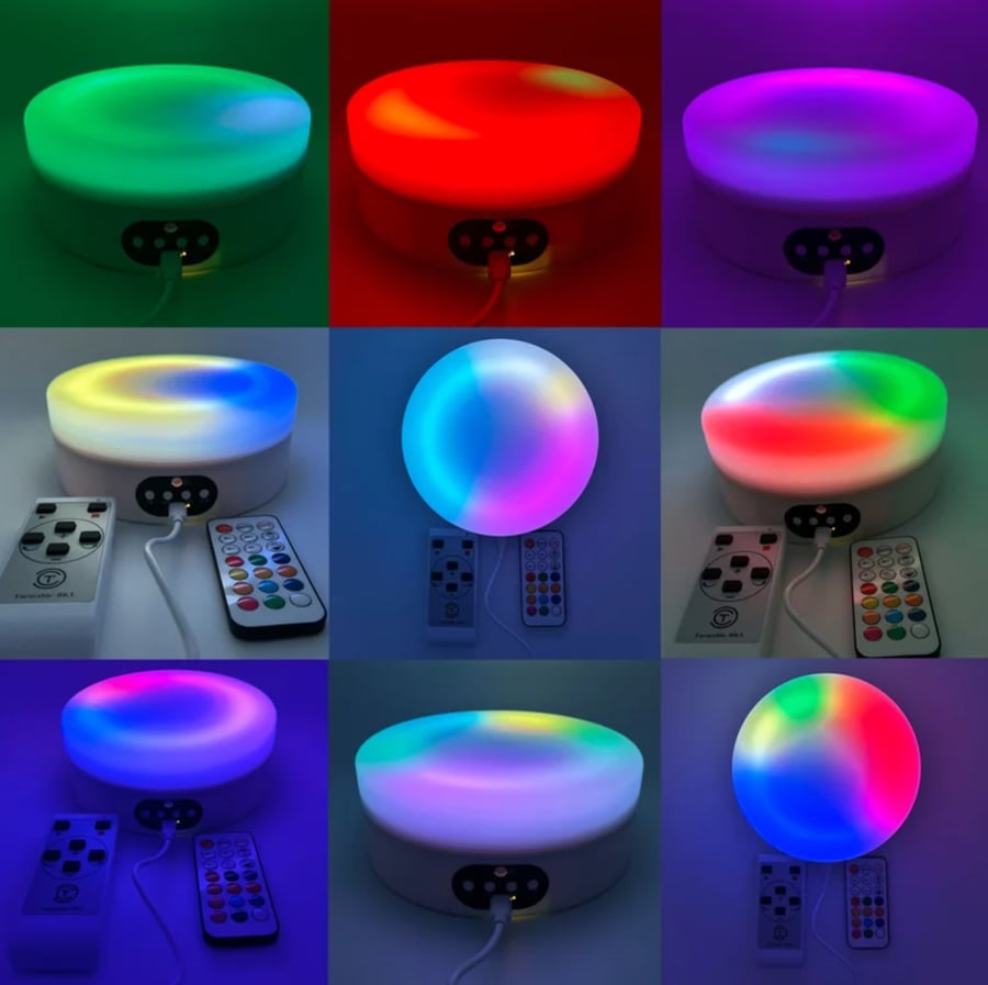 Image of BACK IN STOCK! 6" Color Dancer LED Turntable