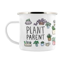 Image 2 of Plant Parent Enamel Mug - Nature's Delights Collection
