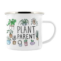 Image 4 of Plant Parent Enamel Mug - Nature's Delights Collection