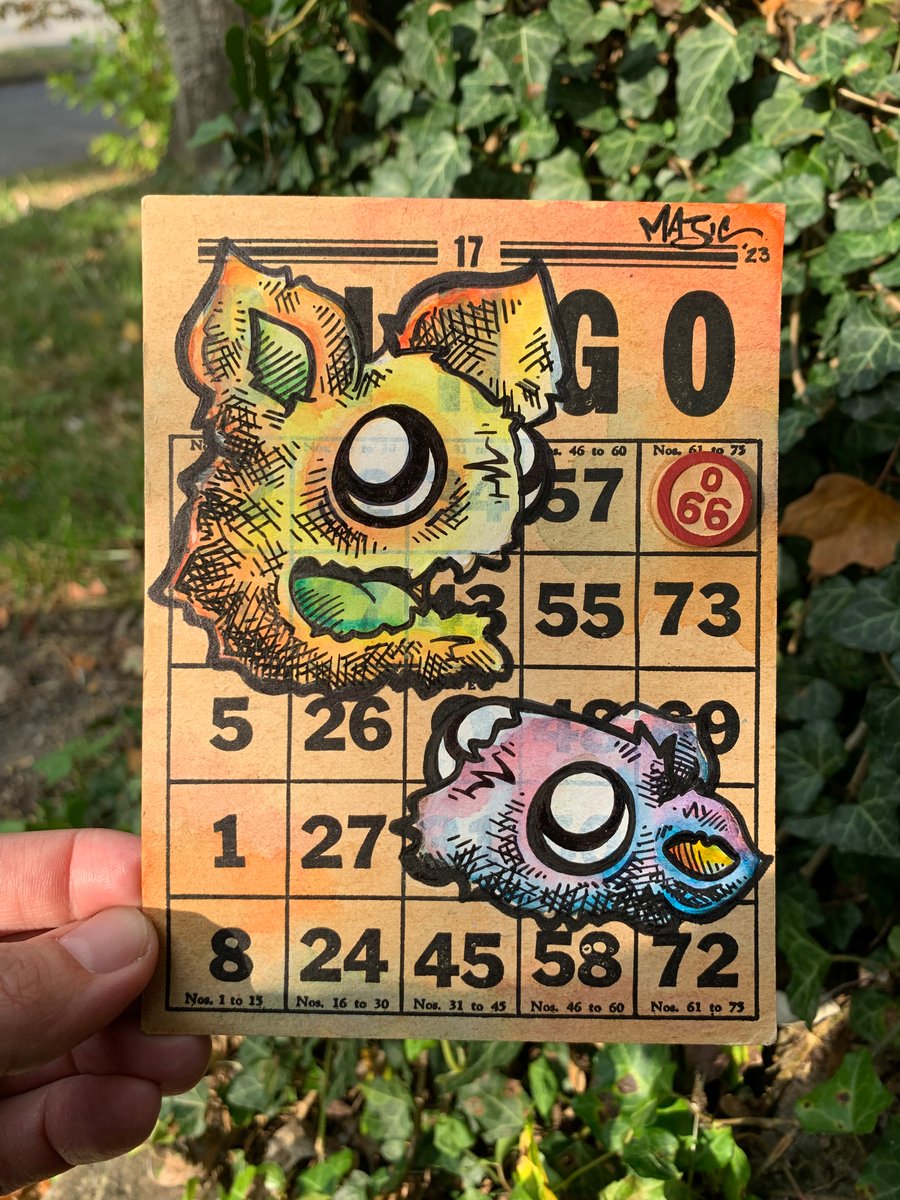 Image of O66 - Bingo Card #17