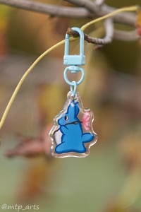 Blue Totoro Acrylic Keychain