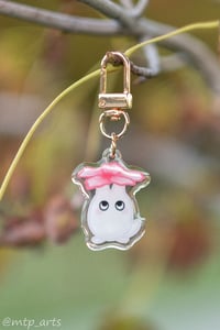 White Totoro Acrylic Keychain